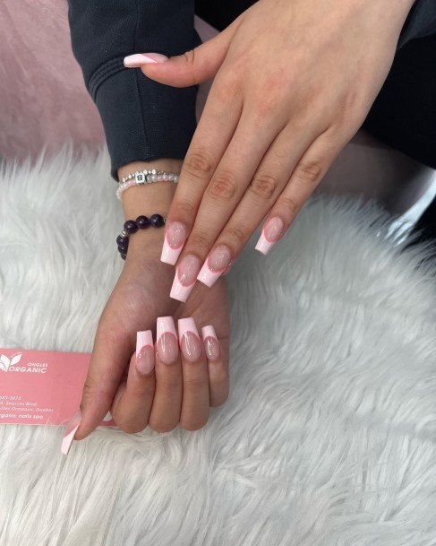 Adorable Nail Inspiration Translucent Pink For Women