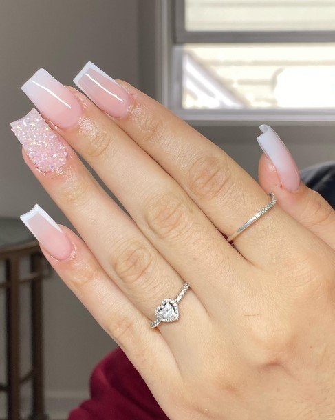 Adorable Nail Inspiration White And Nude For Women