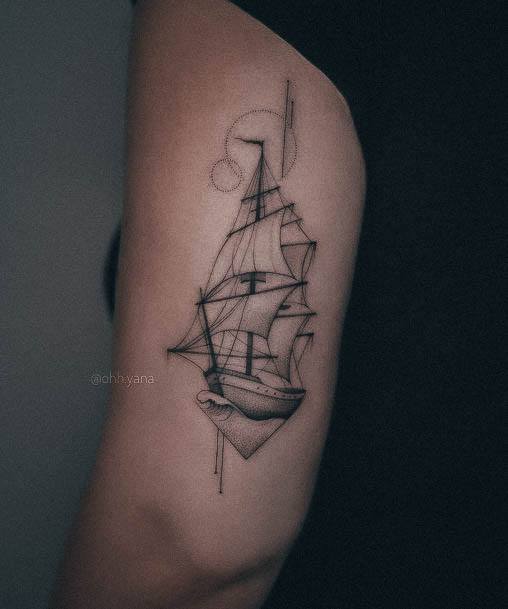 Adorable Nautical Tattoo Designs For Women