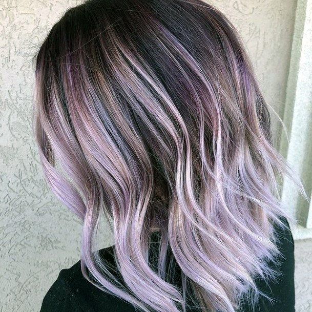 Adorable Purple Ombre Hairstyles Ideas For Women