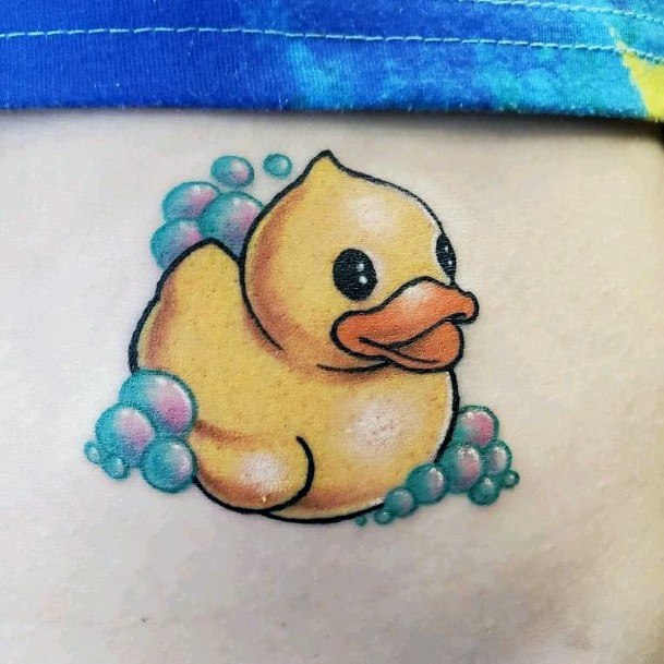 Rubber Duck Tattoo  inner left thigh  koalamuffin  Flickr