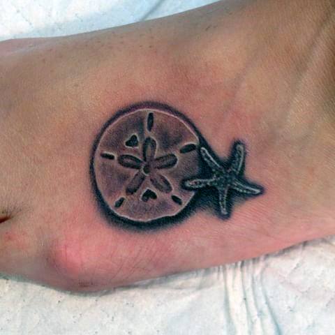 Adorable Sand Dollar Tattoo Designs For Women