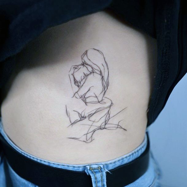 Adorable Scribble Tattoo Designs For Women