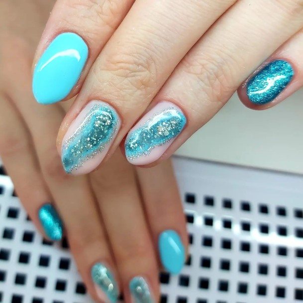 Adorable Sea Nail Designs For Women