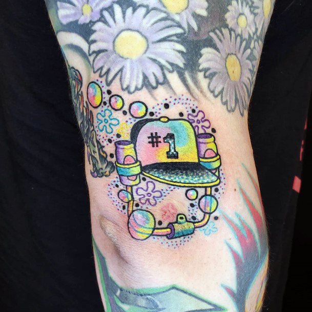 Adorable Spongebob Tattoo Designs For Women