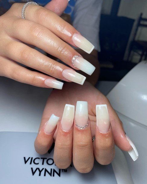 Adorable Square Ombre Nail Designs For Women