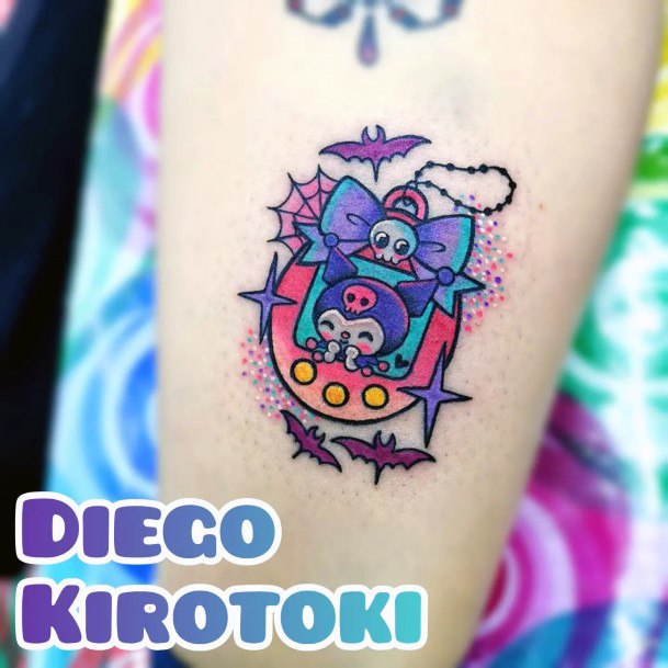 Adorable Tamagotchi Tattoo Designs For Women