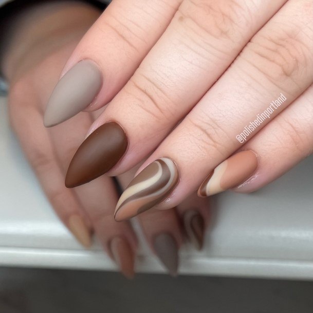 Adorable Tan Nail Designs For Women