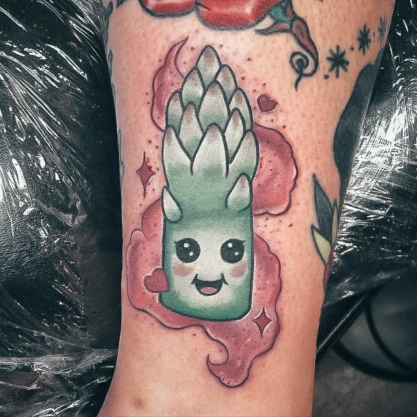 Adorable Tattoo Inspiration Asparagus For Women