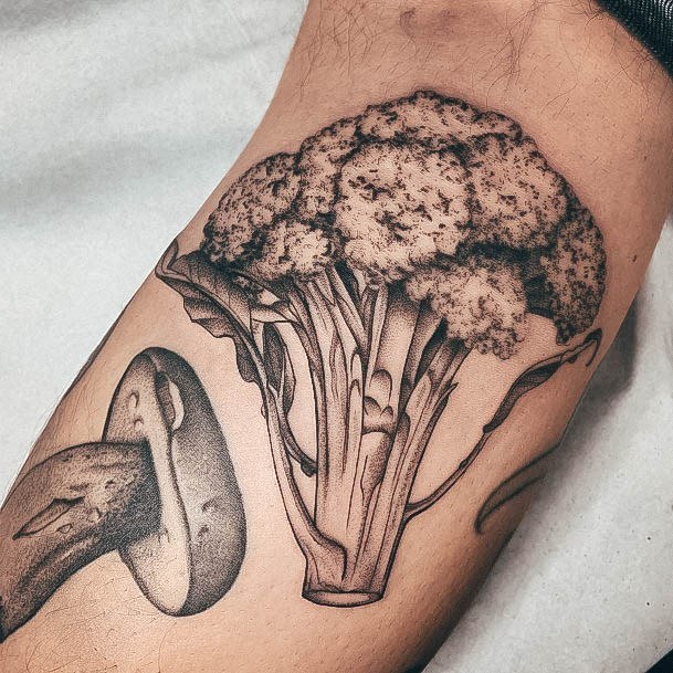 Adorable Tattoo Inspiration Broccoli For Women