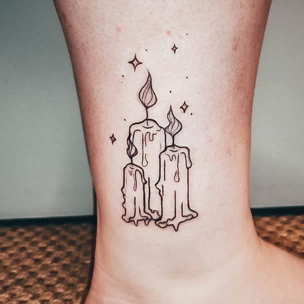 Candle Tattoos Embrace the Symbolic Glow of Artistic Body Ink