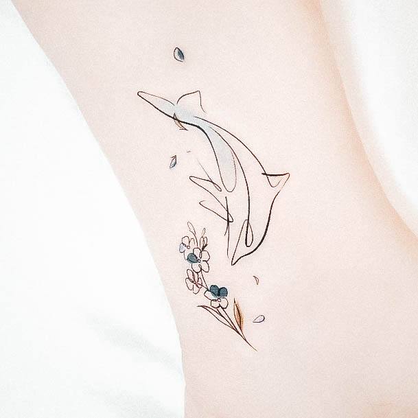 Adorable Tattoo Inspiration Dolphin For Women