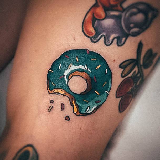 Adorable Tattoo Inspiration Donut For Women