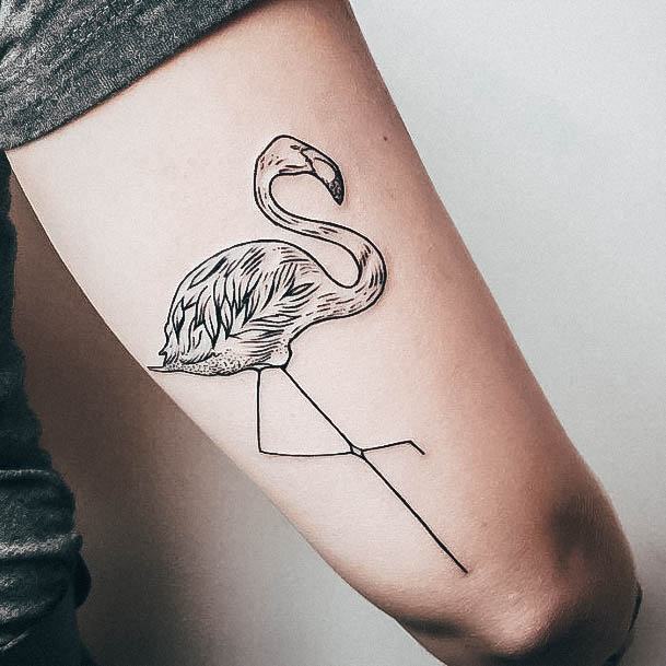 Adorable Tattoo Inspiration Flamingo For Women