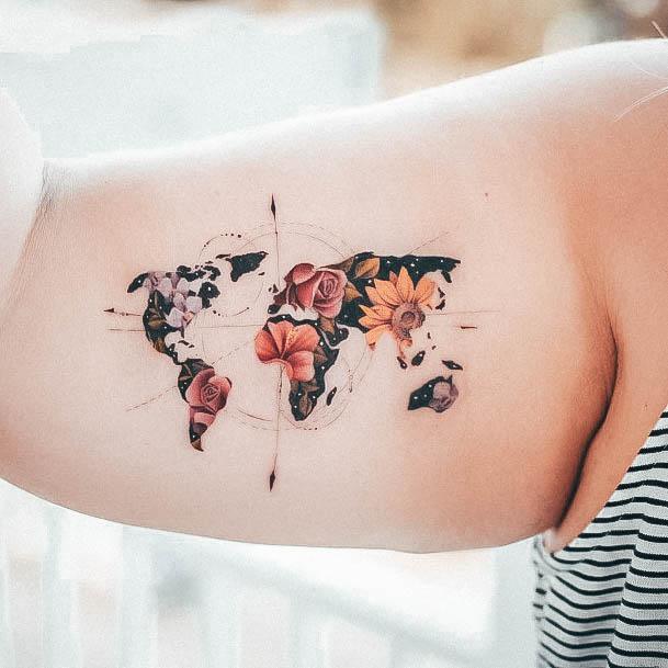 Adorable Tattoo Inspiration Floral For Women