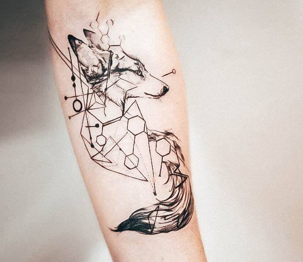 Adorable Tattoo Inspiration Fox For Women Geometric Forearm