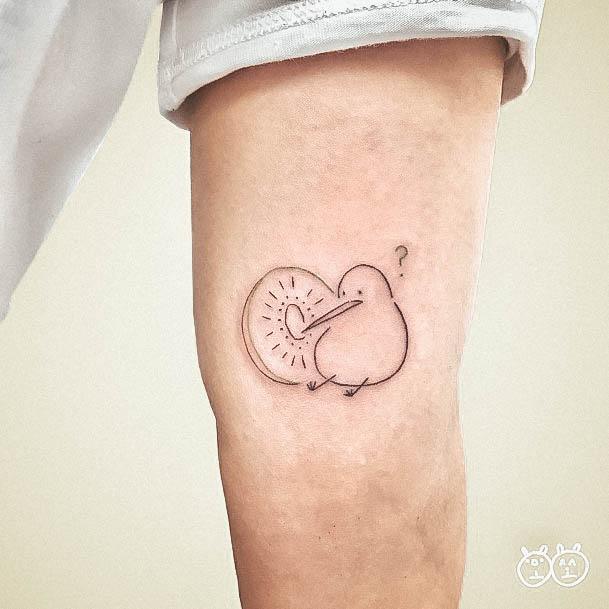 Adorable Tattoo Inspiration Kiwi Bird For Women