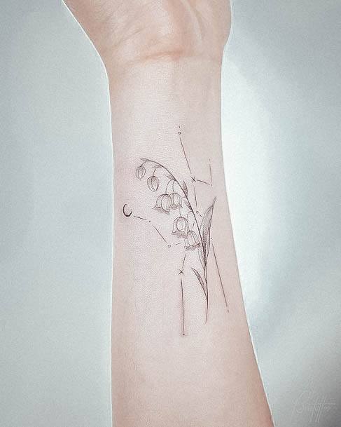 Adorable Tattoo Inspiration Lily Of The Valley For Women