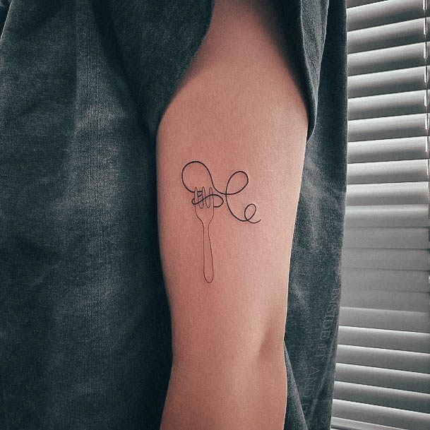 Adorable Tattoo Inspiration Pasta For Women