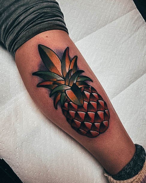 Adorable Tattoo Inspiration Pineapple For Women