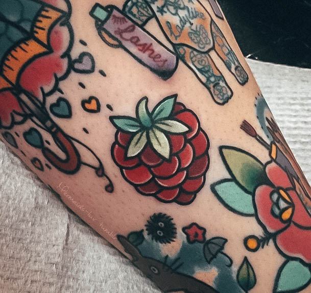 Adorable Tattoo Inspiration Raspberry For Women