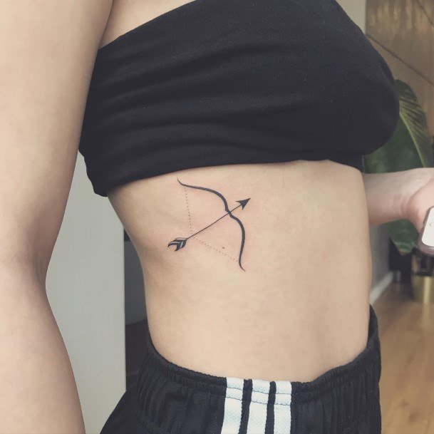Adorable Tattoo Inspiration Sagittarius For Women Simple Ribs