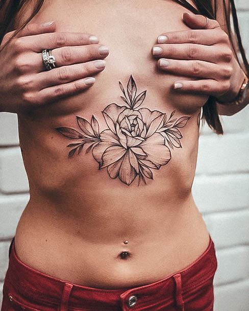 Adorable Tattoo Inspiration Sternum For Women Rose