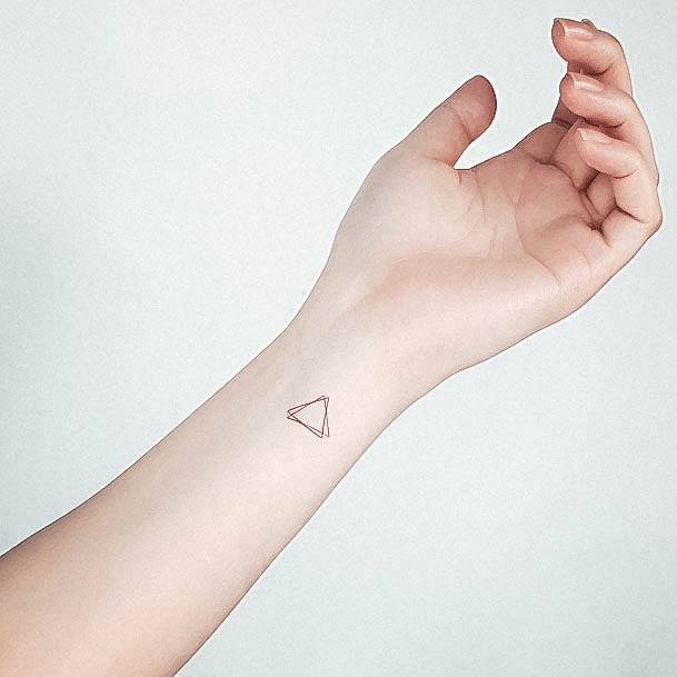 Adorable Tattoo Inspiration Triangle For Women