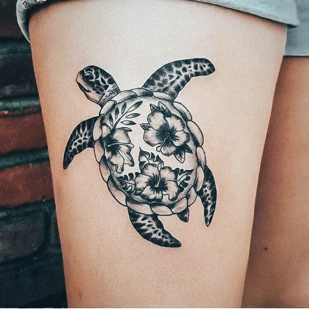 Top 100 Best Turtle Tattoos For Women - Tortoise Design Ideas