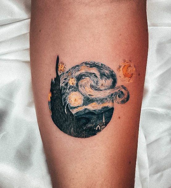 Adorable Tattoo Inspiration Van Gogh For Women