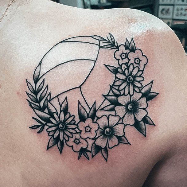 Adorable Tattoo Inspiration Volleyball For Women