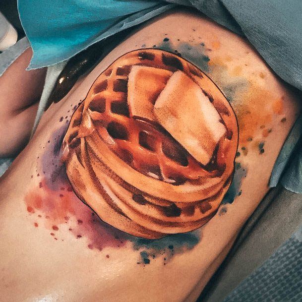 Adorable Tattoo Inspiration Waffle For Women