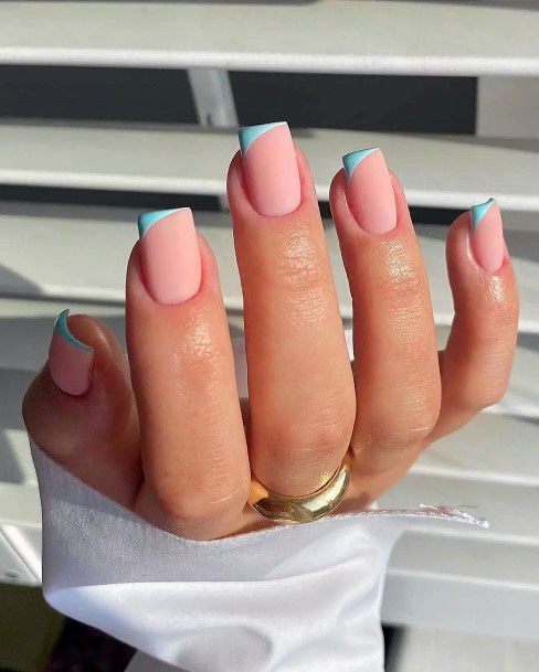 Adorable Teal Turquoise Dress Nail Designs For Women