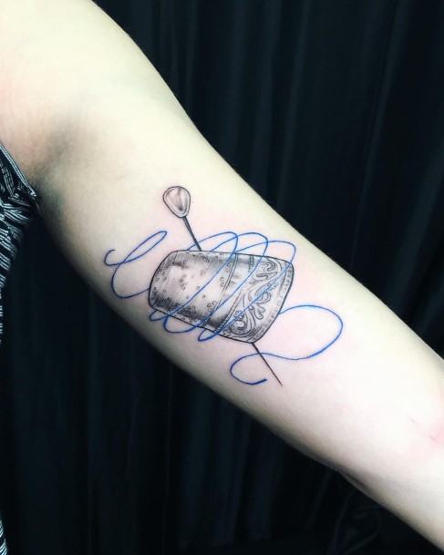 Adorable Thimble Tattoo Designs For Women