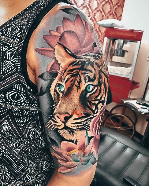 Top 100 Best Tiger Tattoos For Women - Powerful Feline Design Ideas