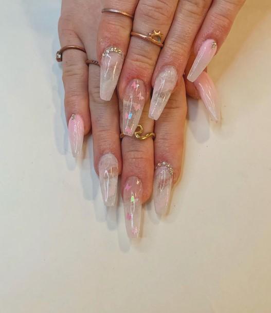 Adorable Translucent Nail Designs For Women