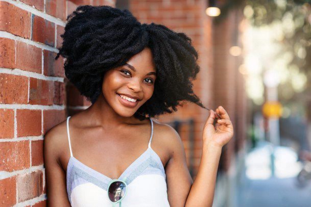 Adorable Two Sided Pony Crochet Hairstyle For Black Women