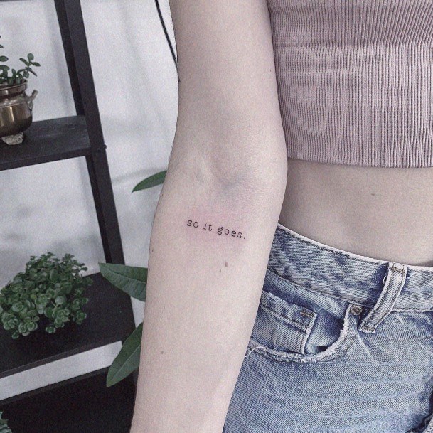 Adorable Typewriter Tattoo Designs For Women