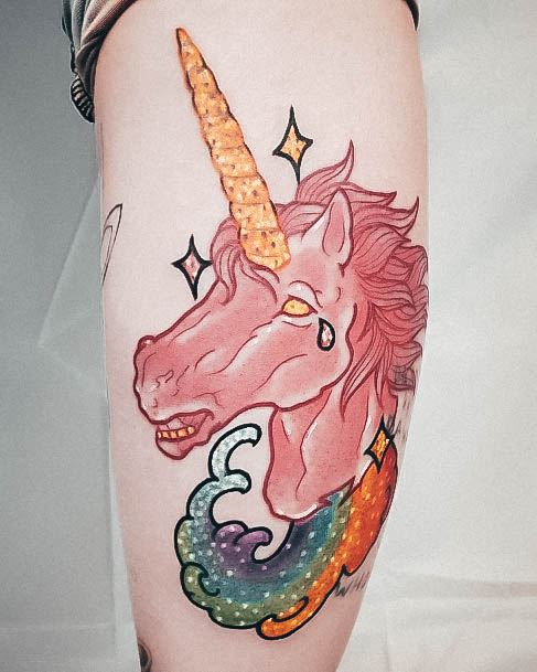 Adorable Unicorn Tattoo Designs For Women