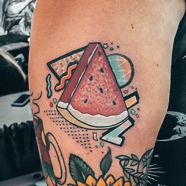 Adorable Watermelon Tattoo Designs For Women