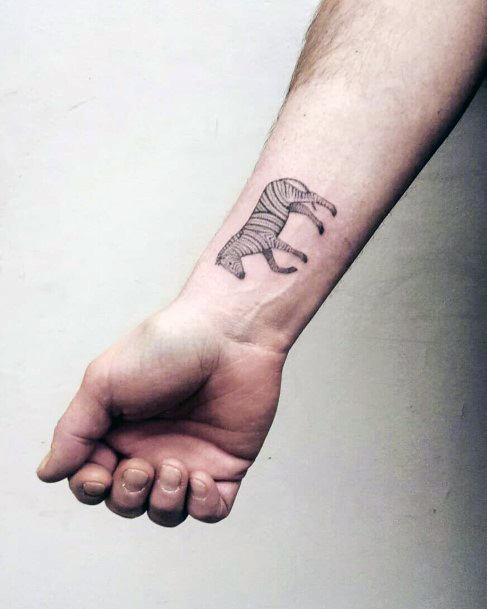 Adorable Zebra Tattoo Designs For Women