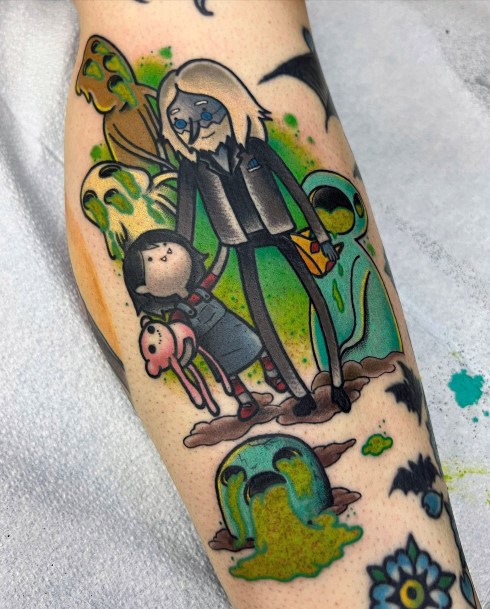 Adventure Time Tattoos For Girls