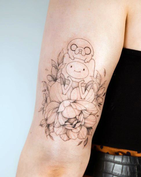 Adventure Time Womens Tattoo Designs