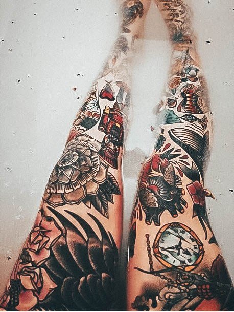 Aesthetic Badass Tattoo On Woman