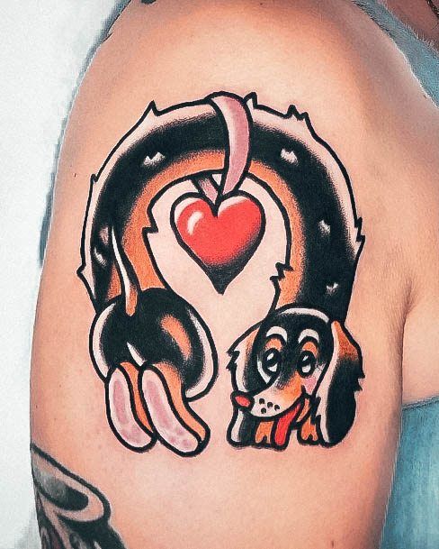 Aesthetic Donut Tattoo On Woman