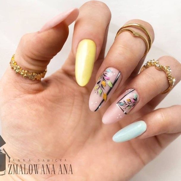 Aesthetic Gel Nail On Woman