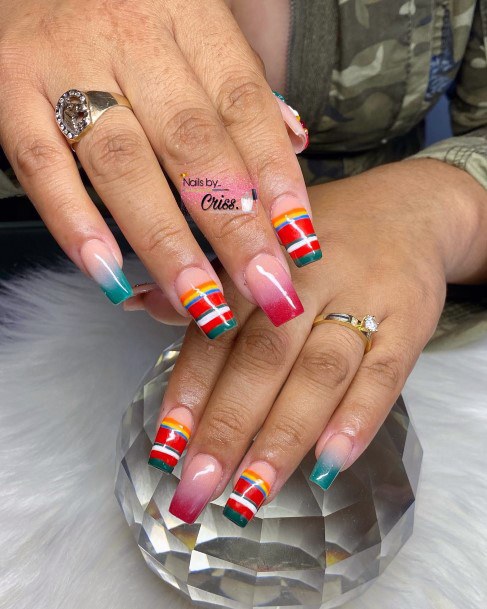 Aesthetic Mexican Nail On Woman