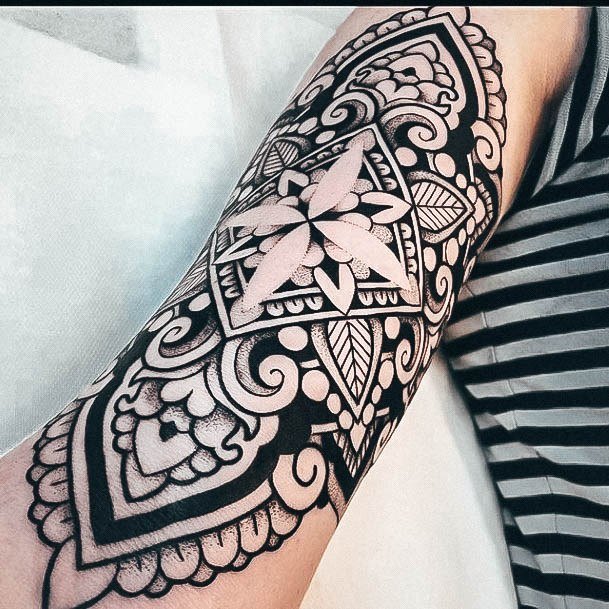 Aesthetic Sacred Geometry Tattoo On Woman