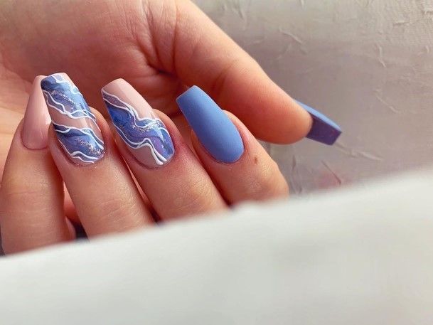 Aesthetic Sea Nail On Woman