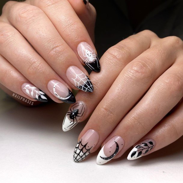 Aesthetic Spider Nail On Woman